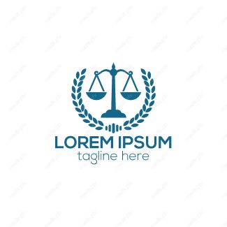 وکتور لوگوی عدالت، قاضی و وکیل MV000023