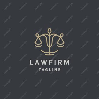 وکتور لوگوی عدالت، قاضی و وکیل MV000029