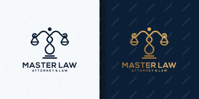 وکتور لوگوی عدالت، قاضی و وکیل MV000043