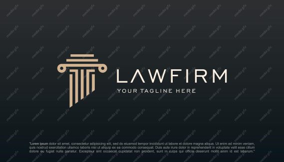 وکتور لوگوی عدالت، قاضی و وکیل MV000065