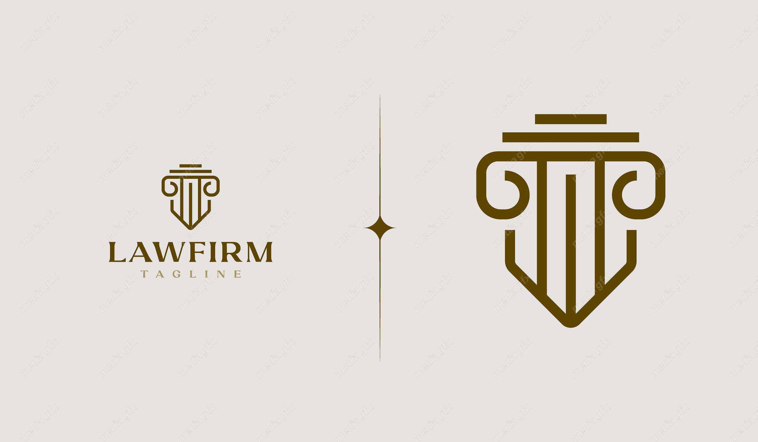 وکتور لوگوی عدالت، قاضی و وکیل MV000070