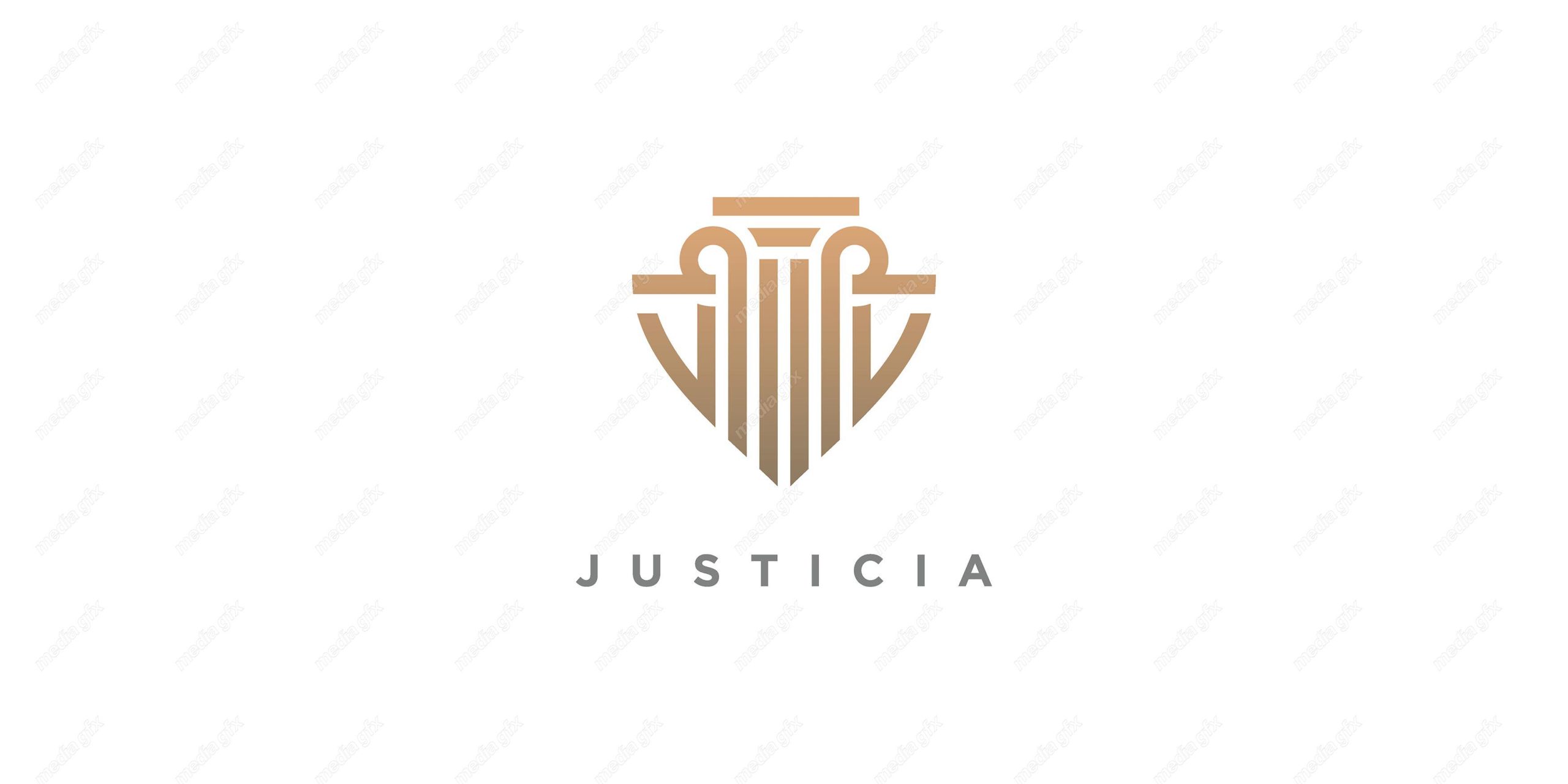 وکتور لوگوی عدالت، قاضی و وکیل MV000075