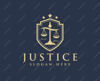 وکتور لوگوی عدالت، قاضی و وکیل MV000080