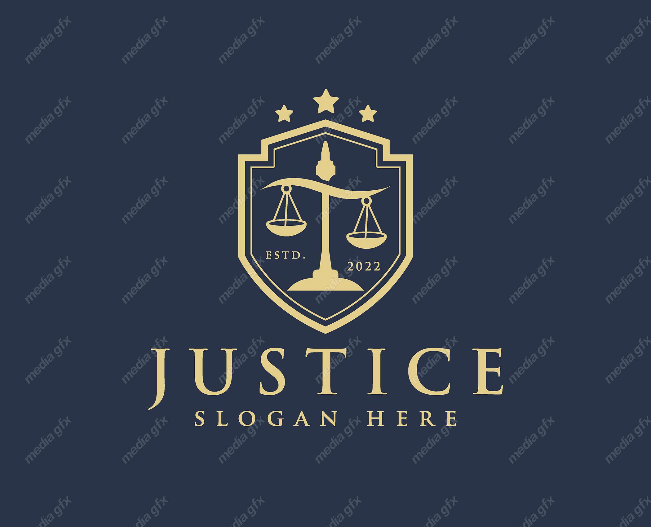 وکتور لوگوی عدالت، قاضی و وکیل MV000080