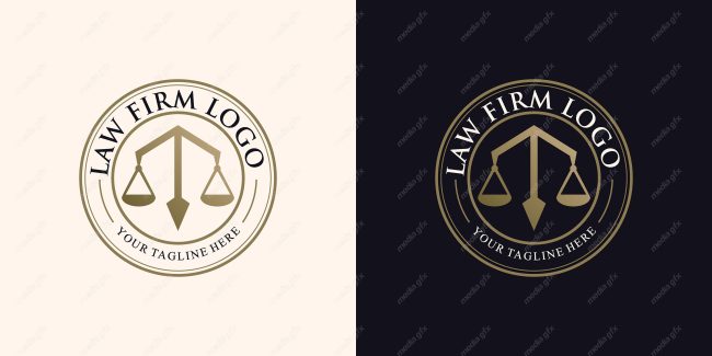 وکتور لوگوی عدالت، قاضی و وکیل MV000087