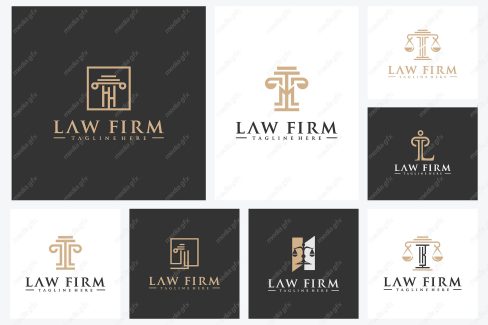 وکتور لوگوی عدالت، قاضی و وکیل MV000103