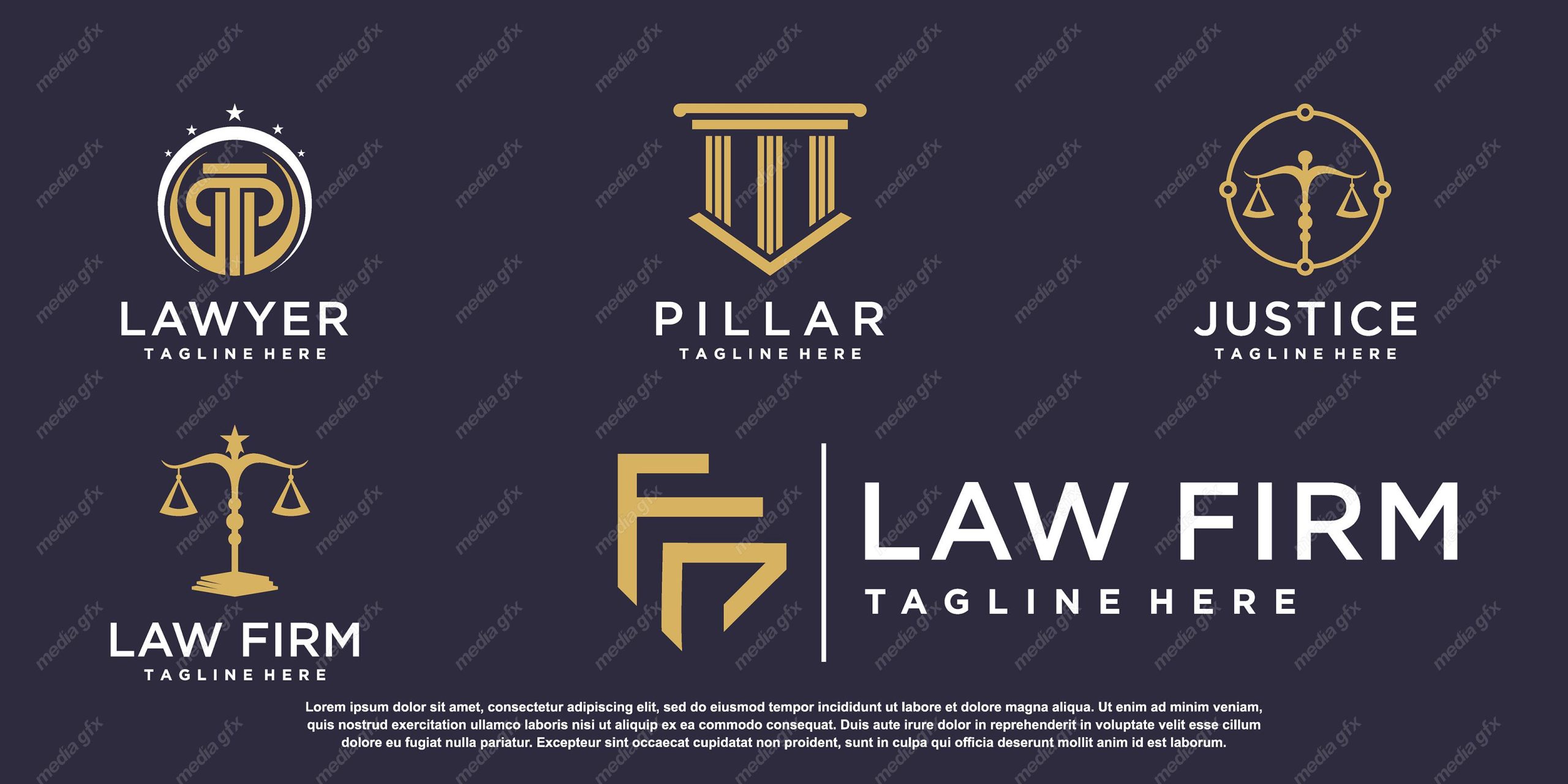 وکتور لوگوی عدالت، قاضی و وکیل MV000114