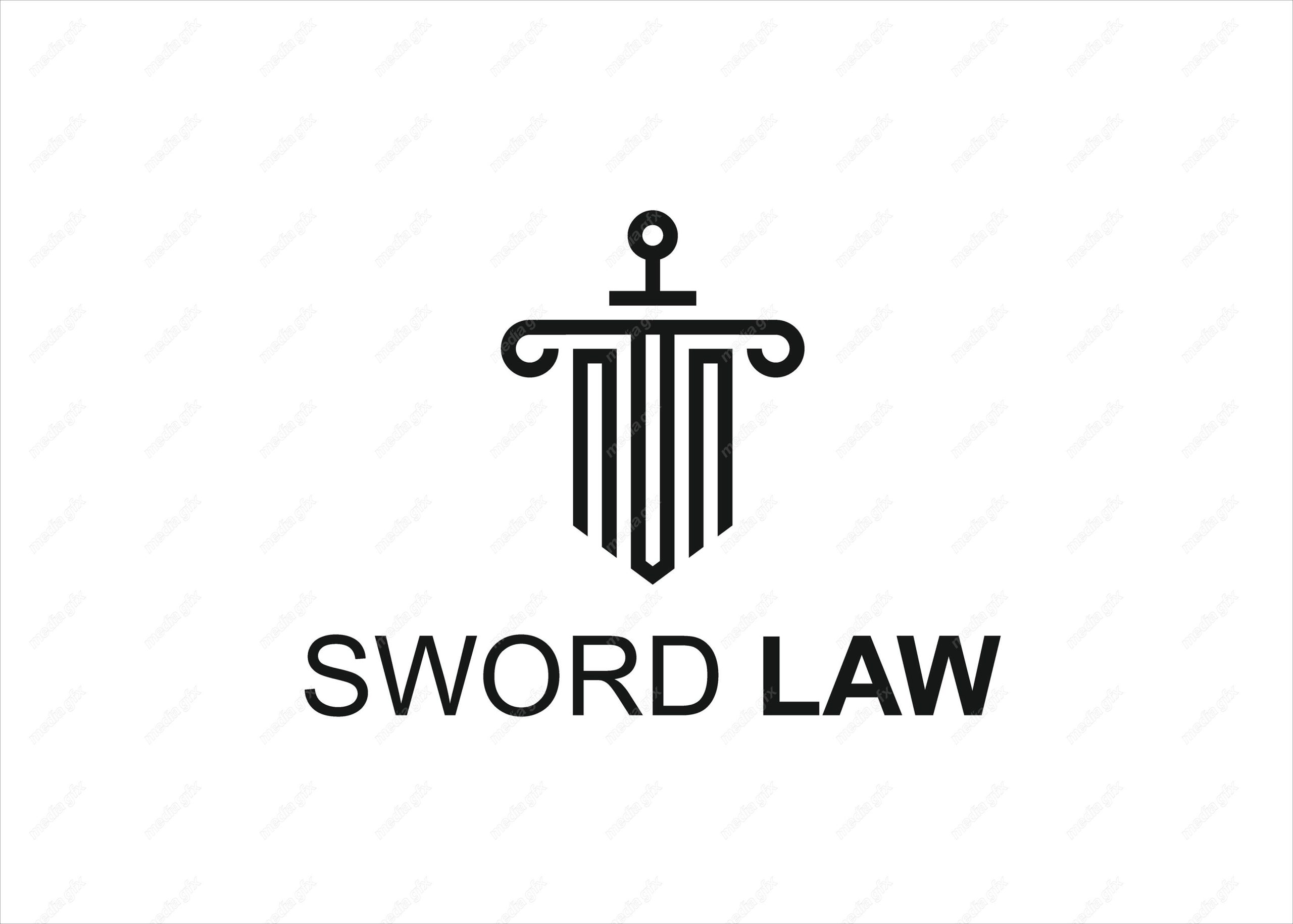 وکتور لوگوی عدالت، قاضی و وکیل MV000116