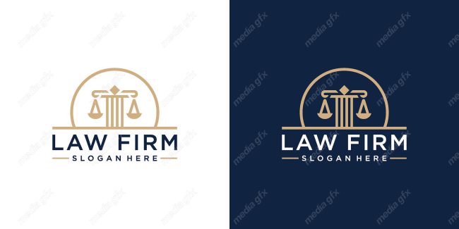 وکتور لوگوی عدالت، قاضی و وکیل MV000120