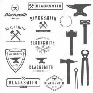 وکتور لوگوی آهنگری، صنایع آهن و فولاد MV000180