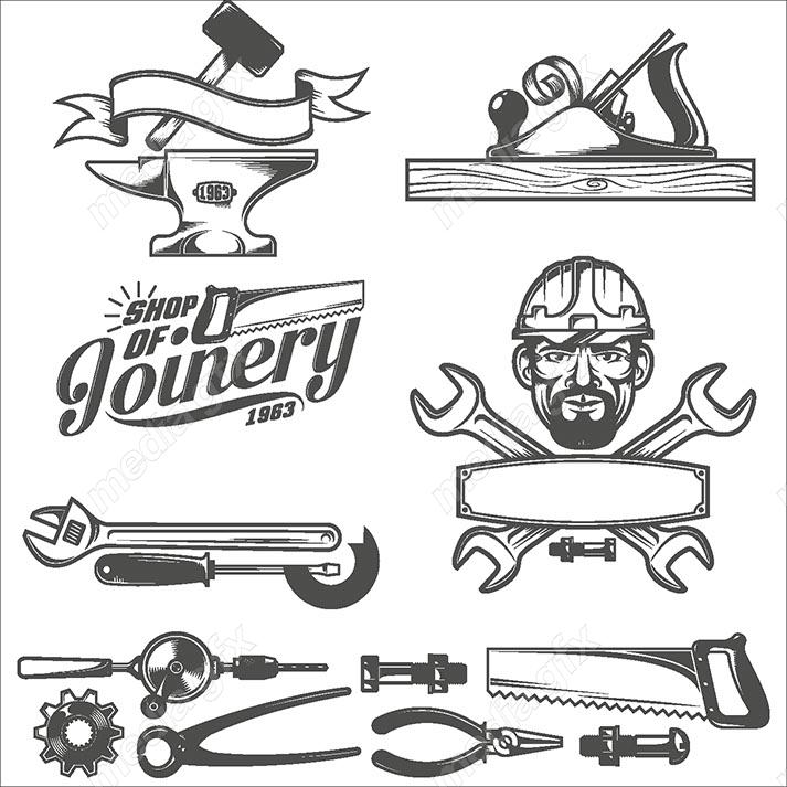 وکتور لوگوی آهنگری، صنایع آهن و فولاد MV000184