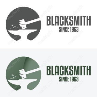 وکتور لوگوی آهنگری، صنایع آهن و فولاد MV000190