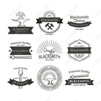 وکتور لوگوی آهنگری، صنایع آهن و فولاد MV000194