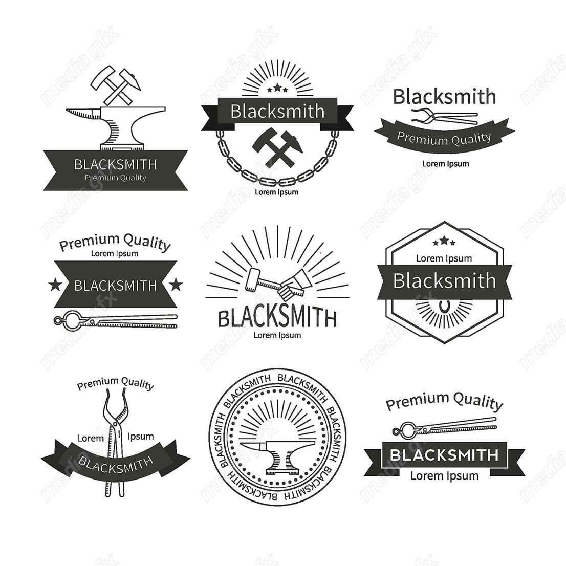 وکتور لوگوی آهنگری، صنایع آهن و فولاد MV000194