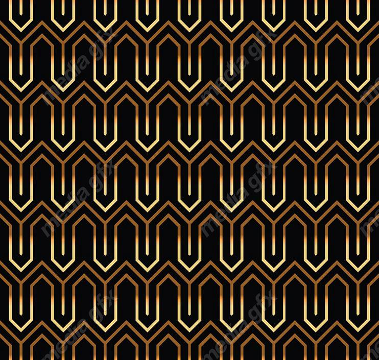 وکتور پترن اشکال هندسی طلایی MV000230