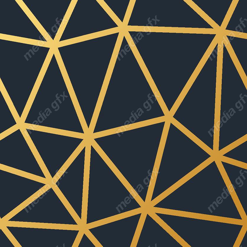 وکتور پترن اشکال هندسی طلایی MV000232