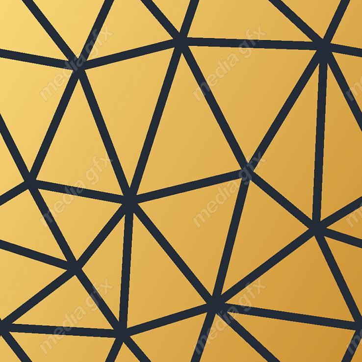 وکتور پترن اشکال هندسی طلایی MV000233