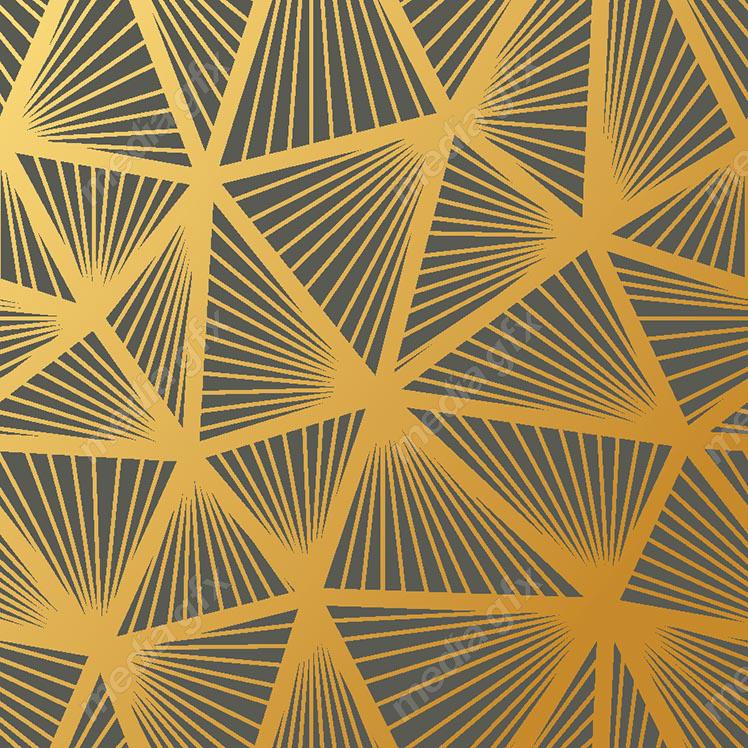 وکتور پترن اشکال هندسی طلایی MV000235