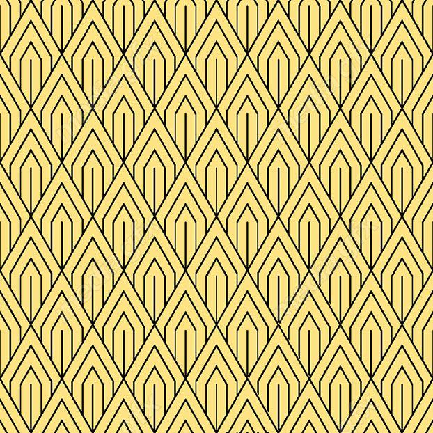 وکتور پترن اشکال هندسی طلایی MV000240