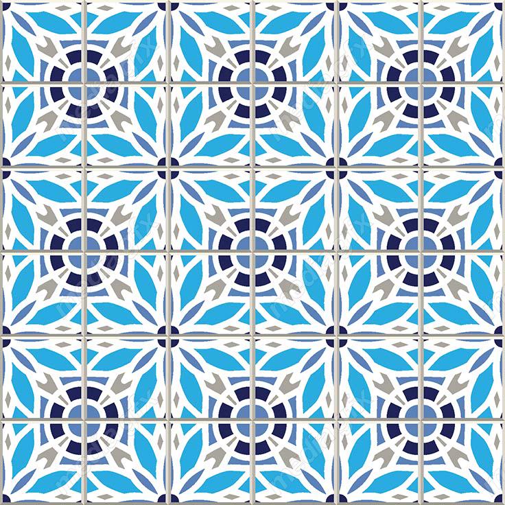 وکتور طرح پترن کاشی کاری اسلامی وایرانی فیروزه ای قدیمی MV000255