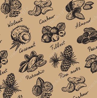 وکتور پترن آجیل مخلوط و خشکبار MV000247