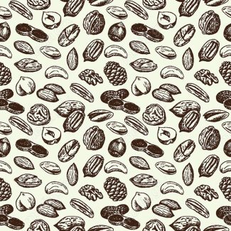 وکتور پترن آجیل مخلوط و خشکبار MV000249