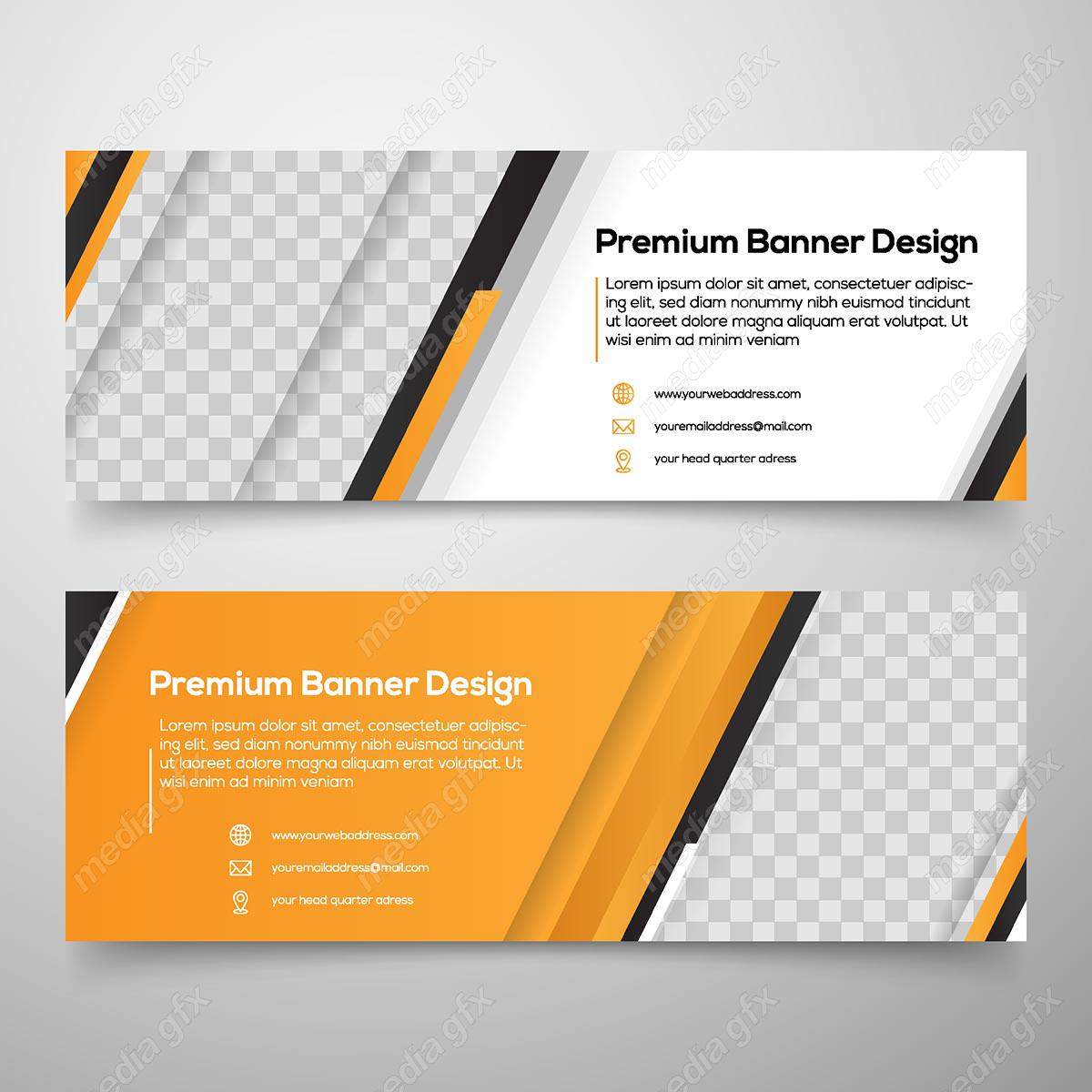 دانلود رایگان وکتور طرح بنر تبلیغاتی لایه باز شیک و رسمی MV000300