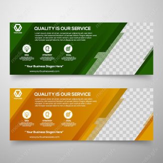 دانلود رایگان وکتور طرح بنر تبلیغاتی لایه باز شیک و رسمی MV000302