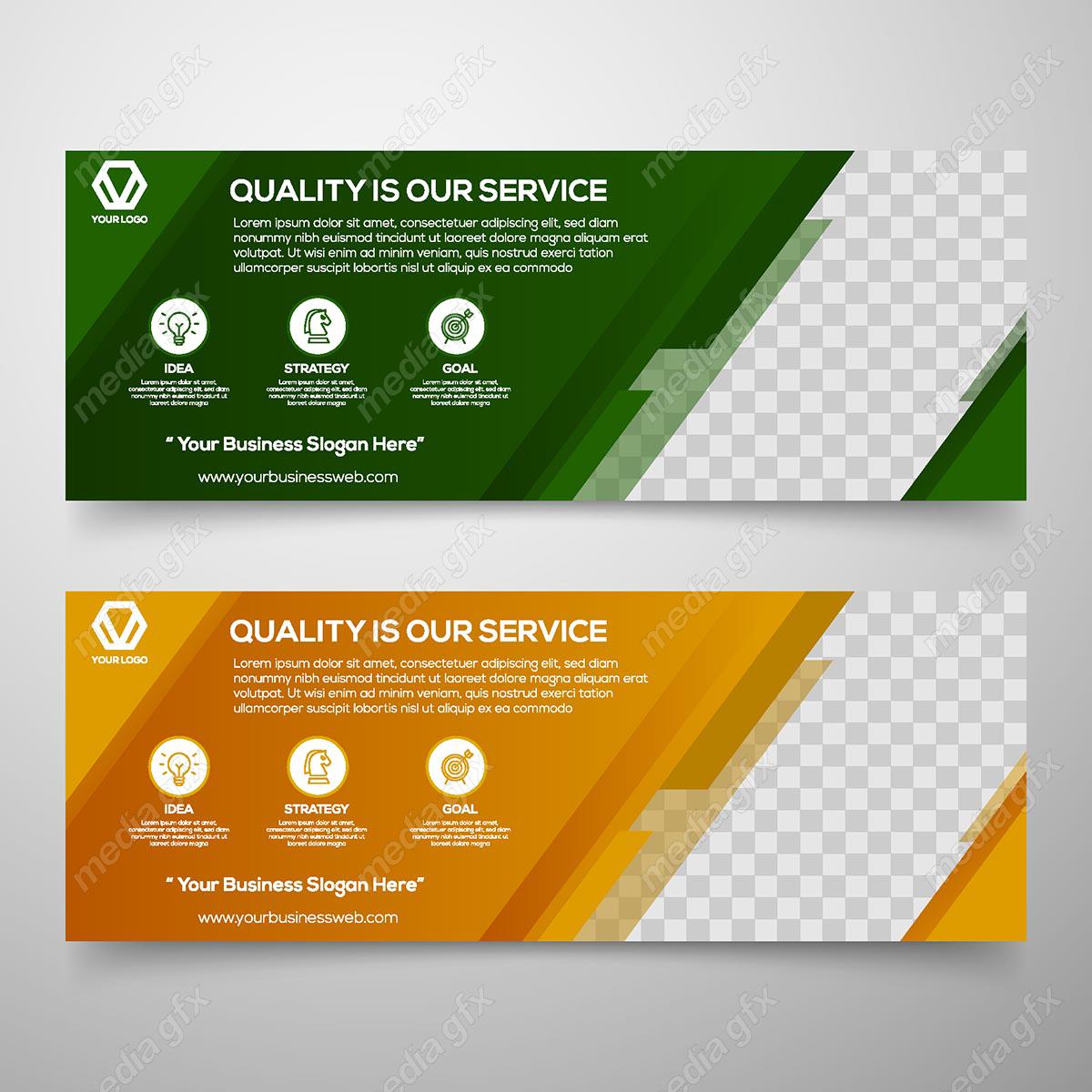 دانلود رایگان وکتور طرح بنر تبلیغاتی لایه باز شیک و رسمی MV000302