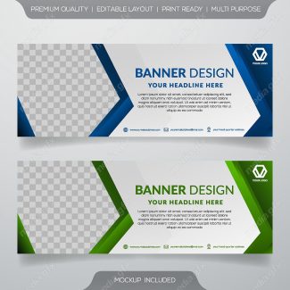 دانلود رایگان وکتور طرح بنر تبلیغاتی لایه باز شیک و رسمی MV000305