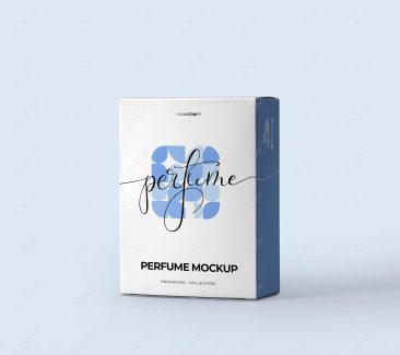 موکاپ شیشه و جعبه ادکلن MP000325