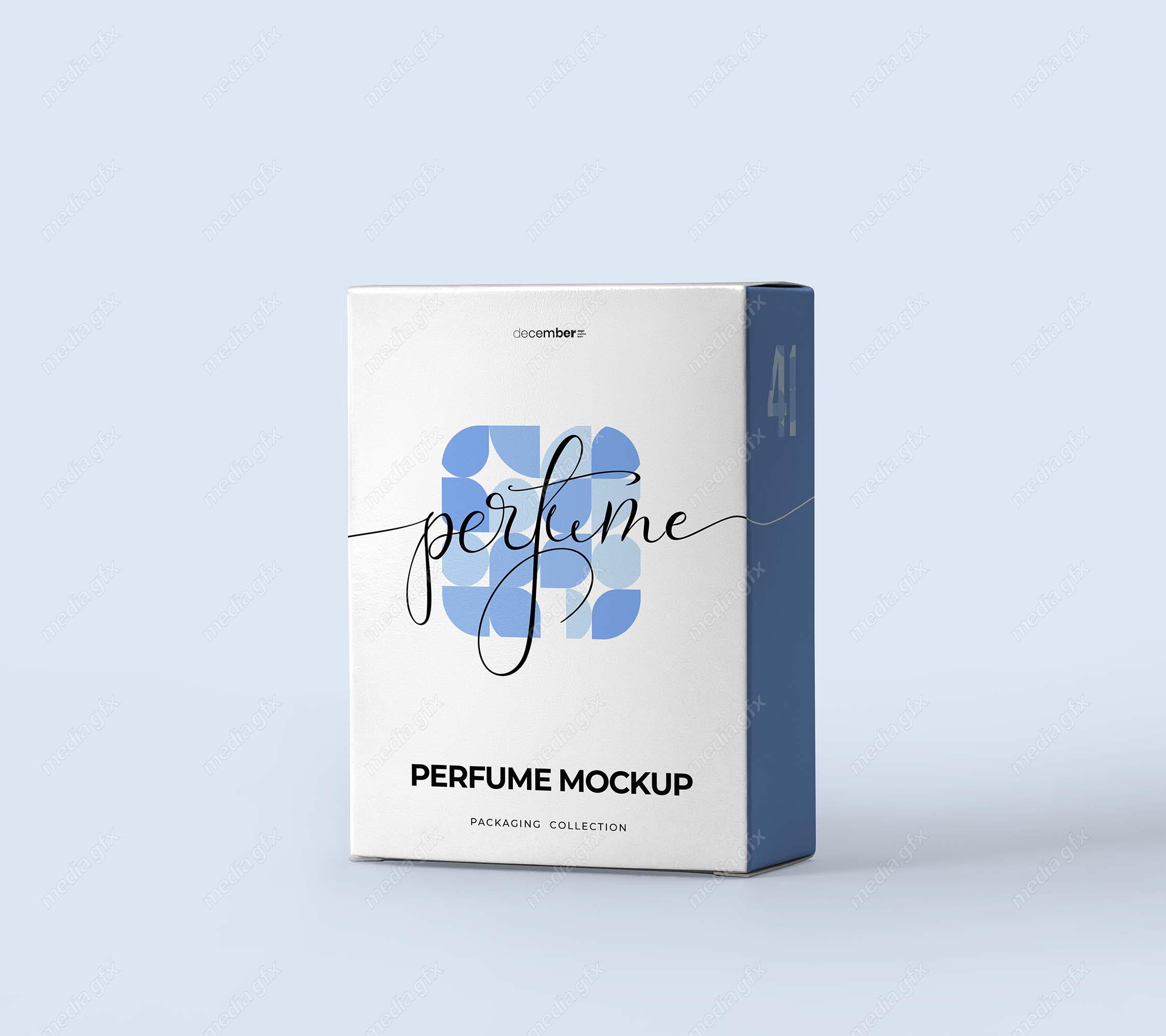 موکاپ شیشه و جعبه ادکلن MP000325