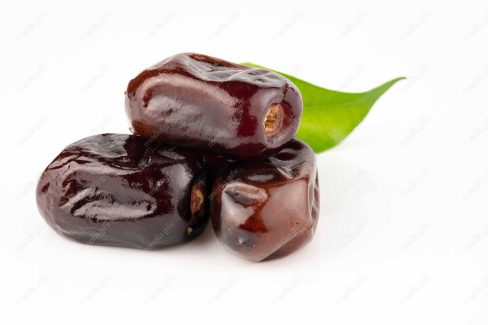 عکس با کیفیت خرما پس زمینه سفید MJ000340