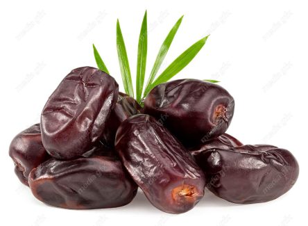 عکس با کیفیت خرما پس زمینه سفید MJ000342