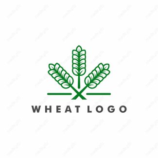 وکتور لوگو خوشه گندم و آرم کشاورزی MV000372
