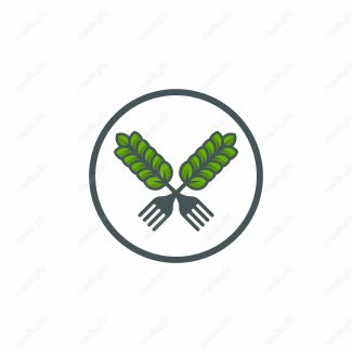 وکتور لوگو خوشه گندم و آرم کشاورزی MV000385