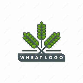 وکتور لوگو خوشه گندم و آرم کشاورزی MV000389