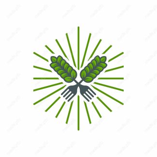 وکتور لوگو خوشه گندم و آرم کشاورزی MV000390