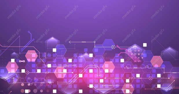 وکتور طرح پس زمینه تکنولوژی آینده مفهومی و انتزاعی MV000426