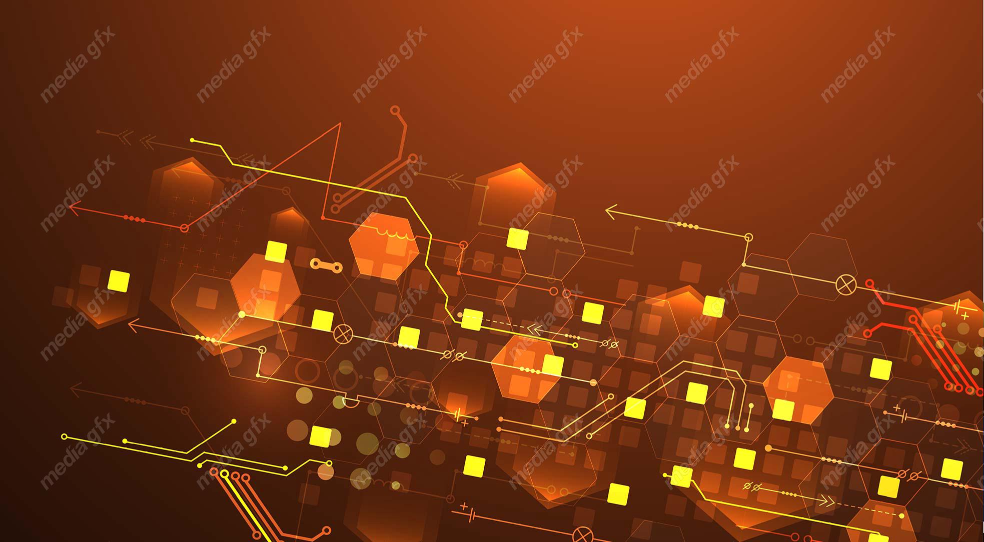 وکتور طرح پس زمینه تکنولوژی آینده مفهومی و انتزاعی MV000432