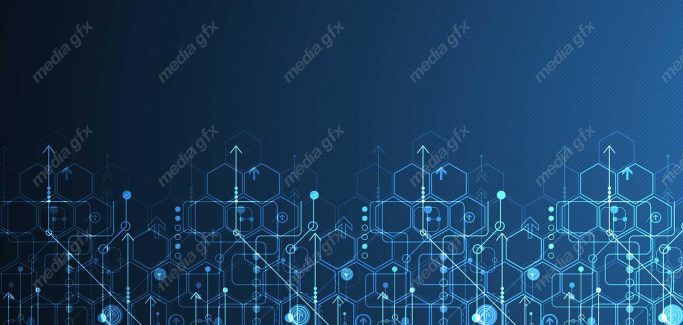 وکتور طرح پس زمینه تکنولوژی آینده مفهومی و انتزاعی MV000434