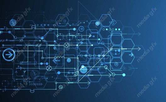 وکتور طرح پس زمینه تکنولوژی آینده مفهومی و انتزاعی MV000435