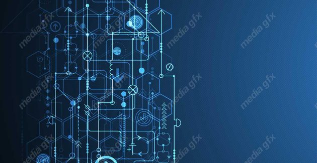 وکتور طرح پس زمینه تکنولوژی آینده مفهومی و انتزاعی MV000442