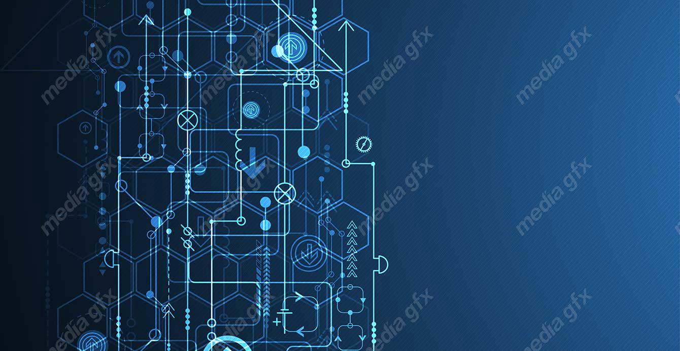 وکتور طرح پس زمینه تکنولوژی آینده مفهومی و انتزاعی MV000442