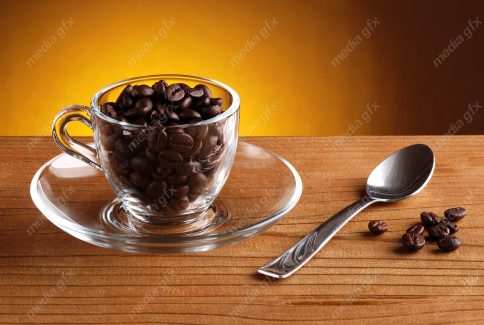 عکس با کیفیت فنجان قهوه اسپرسو MJ000448