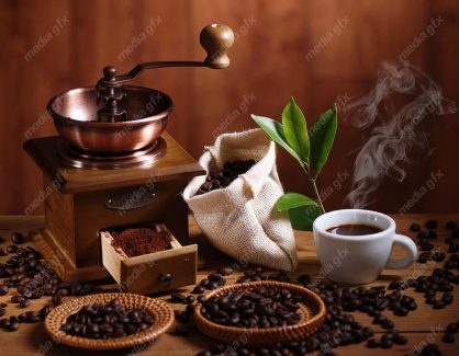 عکس با کیفیت فنجان قهوه اسپرسو MJ000454