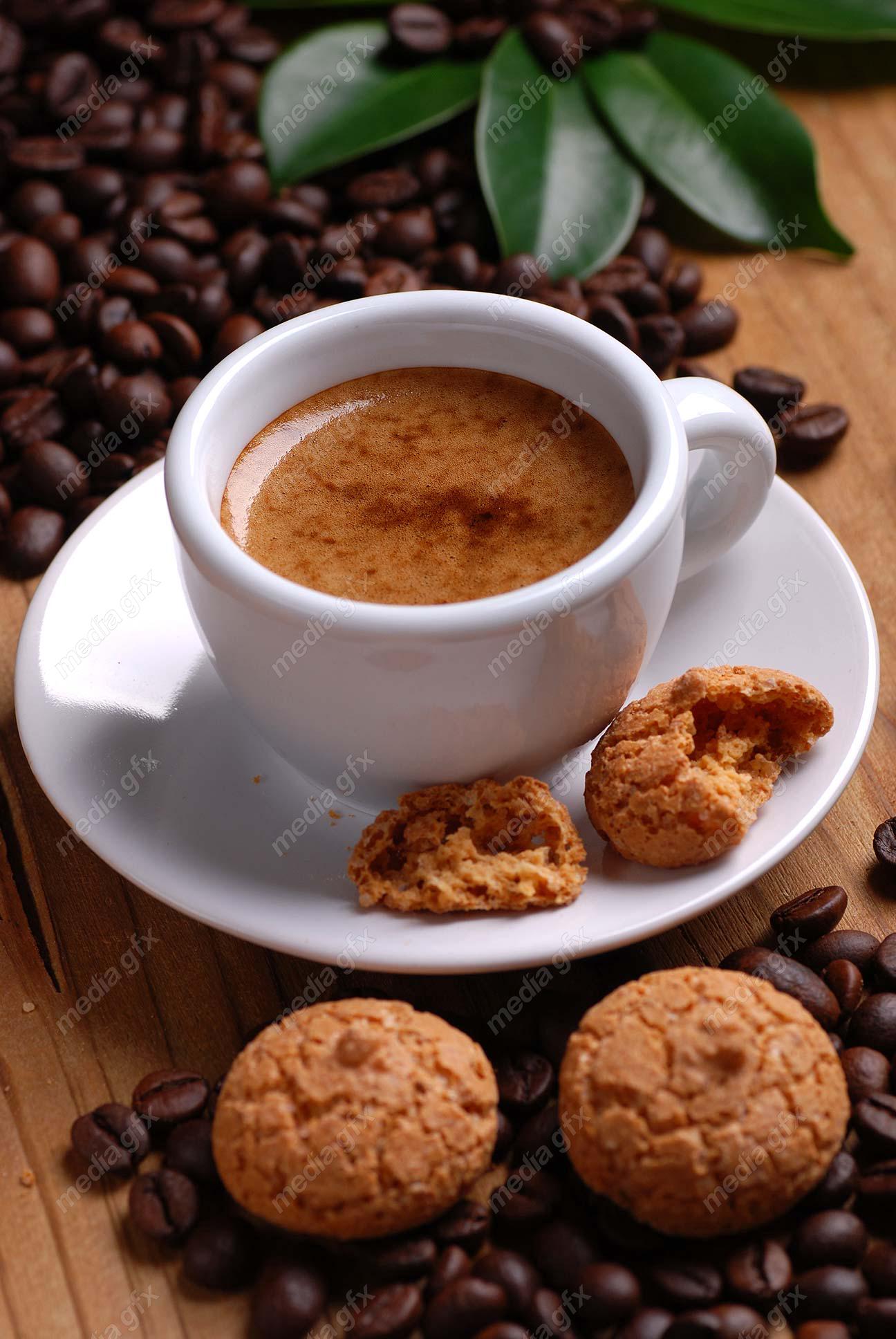 عکس با کیفیت فنجان قهوه اسپرسو MJ000460