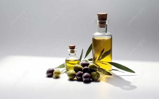 عکس با کیفیت زیتون و روغن زیتون MJ000835