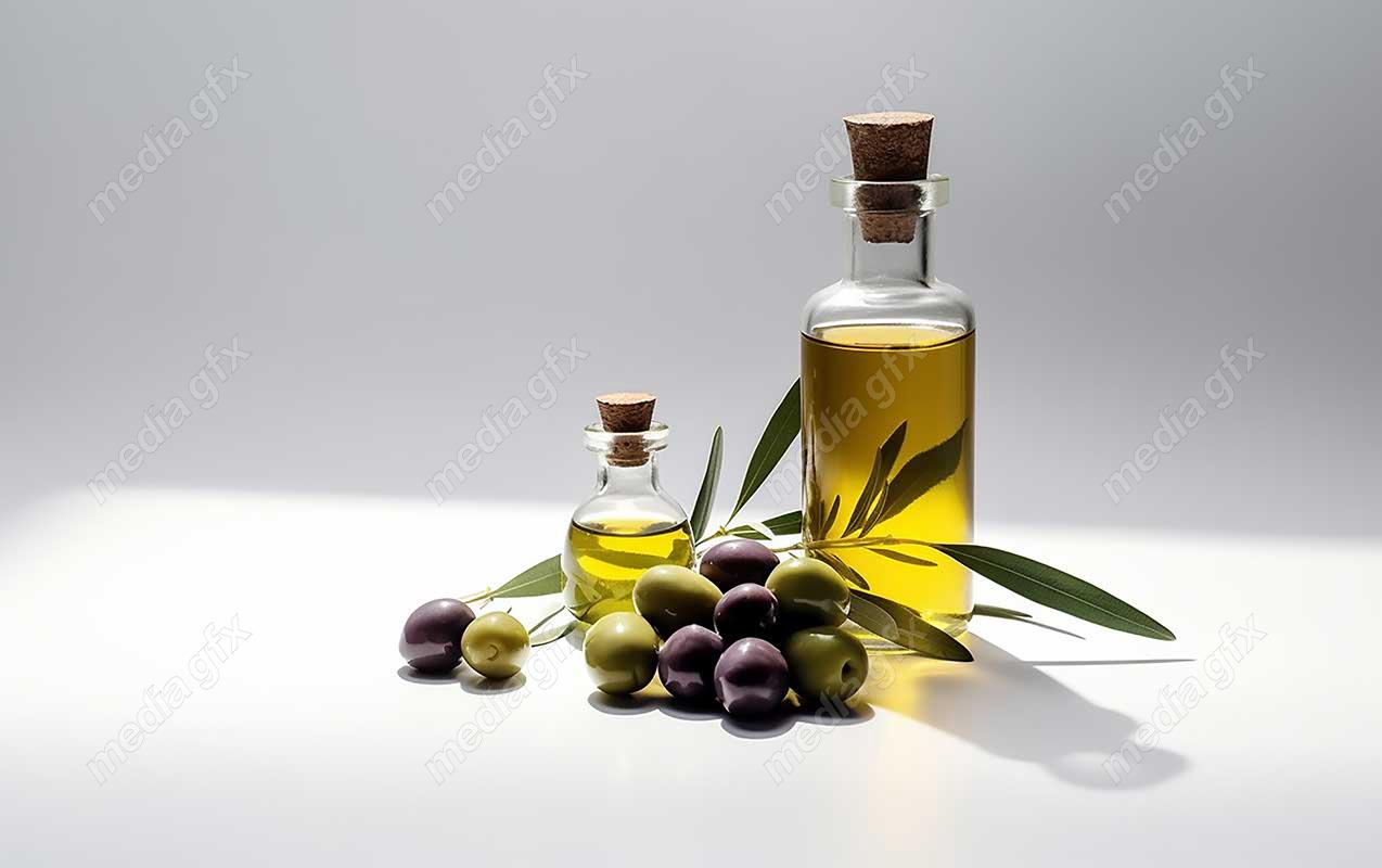 عکس با کیفیت زیتون و روغن زیتون MJ000835