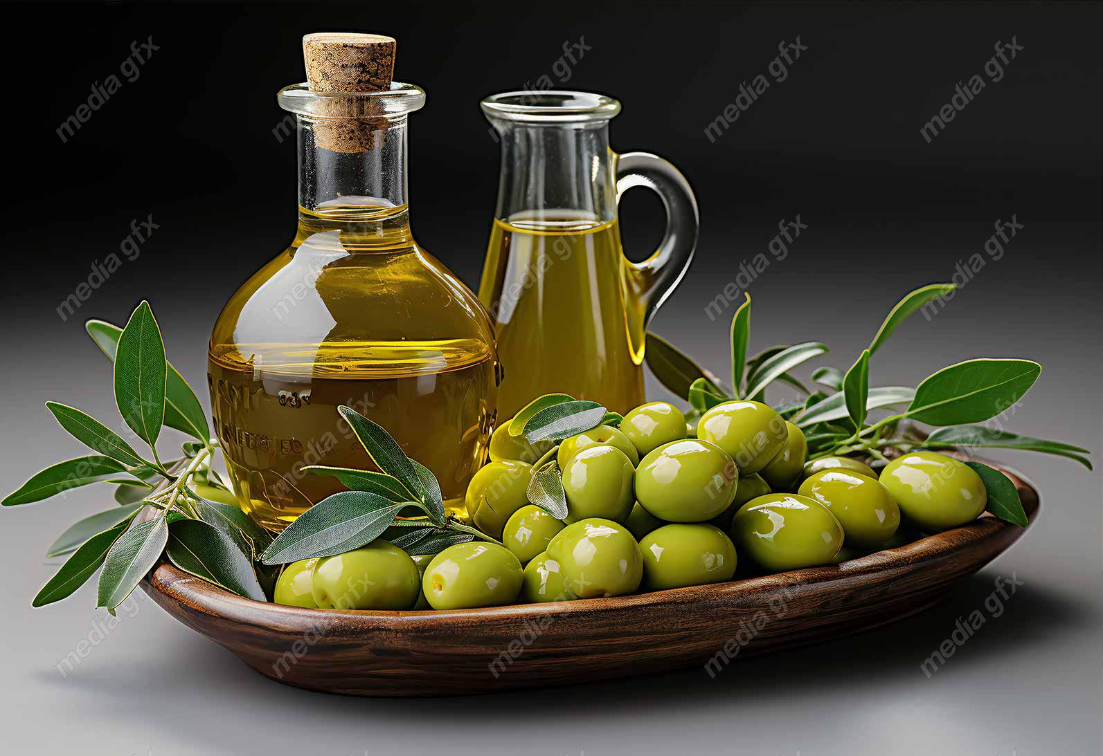 عکس با کیفیت زیتون و روغن زیتون MJ000839